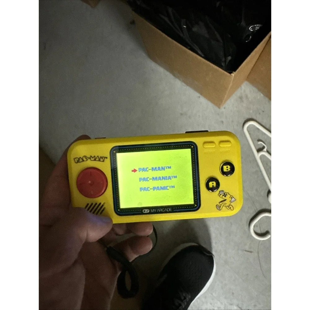 My Arcade Pac-Man Pocket Player Handheld Console 3 Games Built-In TESTED